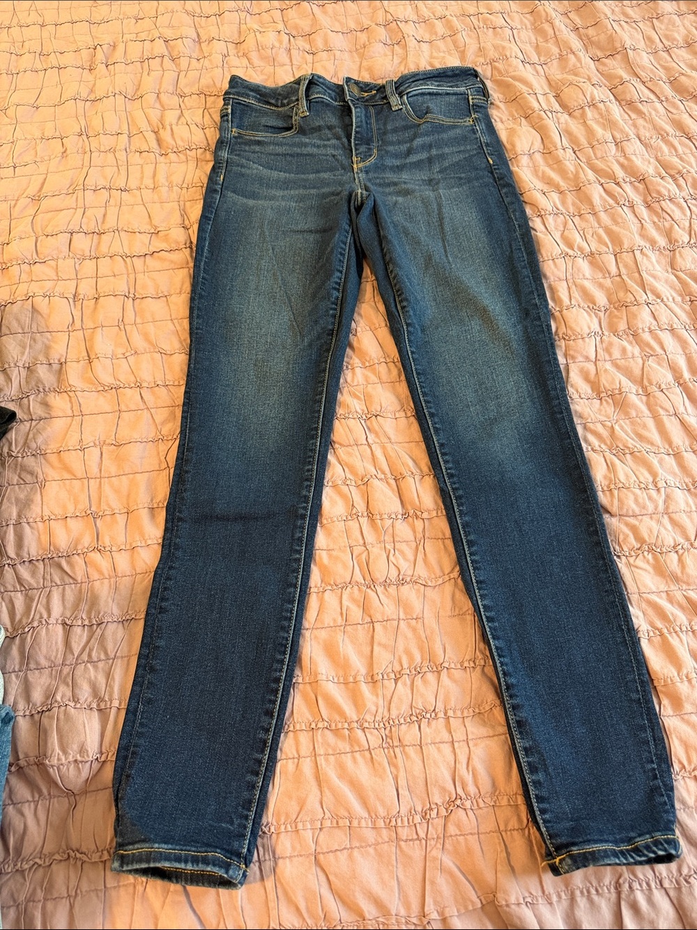 American Eagle Outfitters Dark Blue Skinny Jeans